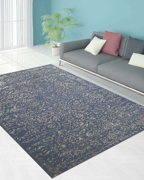 Hand Tufted Modern Design Wool Viscose Carpet For Home, Hotels, High Traffic Area Rugs