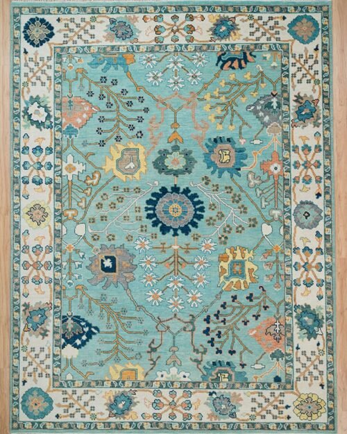 Hand Knotted Turkish Oushak Carpets All Size | HKOR-F04