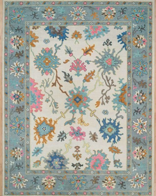 Hand Knotted Turkish Oushak Carpets All Size | HKOR-F06