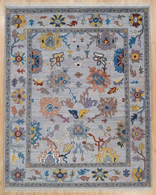 Hand Knotted Turkish Oushak Carpets All Size | HKOR-F15